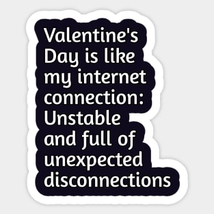 Funny valentines day joke Sticker